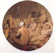 Jean Auguste Dominique Ingres The Turkish Bath (mk09) oil on canvas